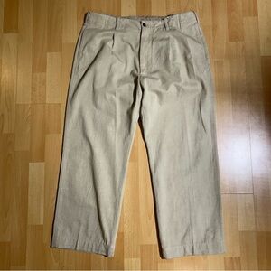 AYR The Pal Wide Leg Trouser in Beige Tan 36x30